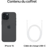 iPhone 15 Noir 128Go - APPLE - RECONDITIONNÉ - Non EU - A3092