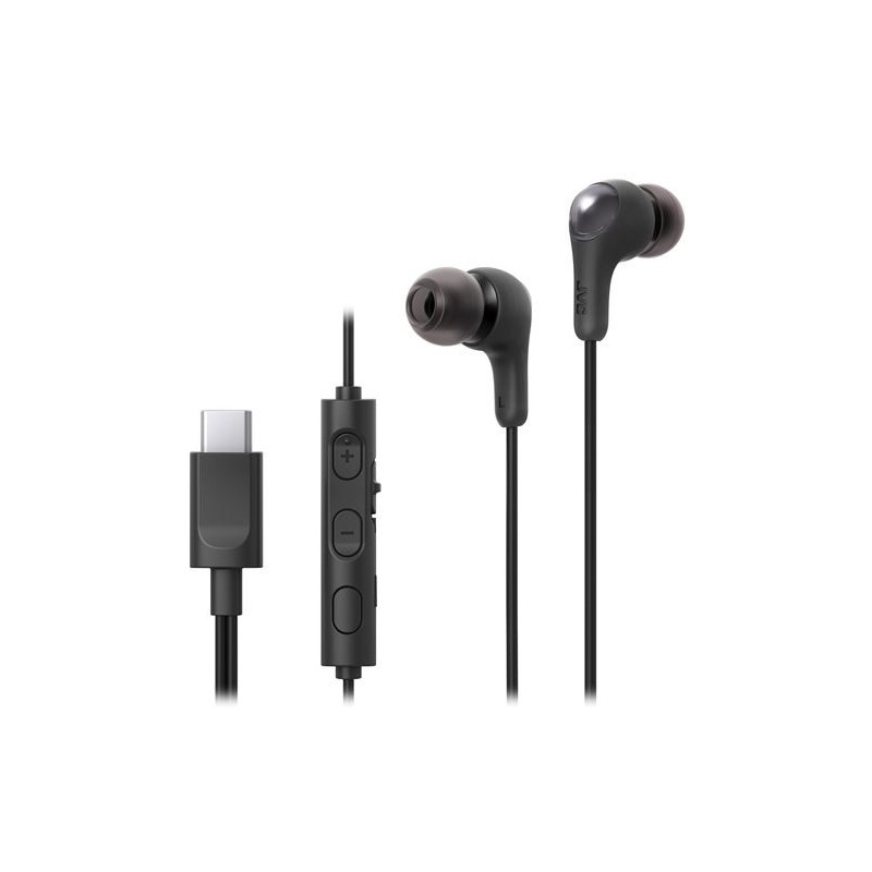 Écouteurs filaire stéréo intra-auriculaires USB-C Noir - JVC - HAFR9UCBU
