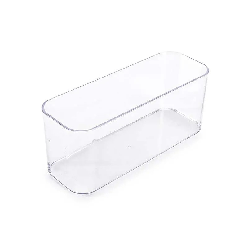 Plateau de rangement multi-usage rectangulaire de luxe 1,66L Transparent - HEGA - 21157