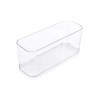 Plateau de rangement multi-usage rectangulaire de luxe 1,66L Transparent - HEGA - 21157