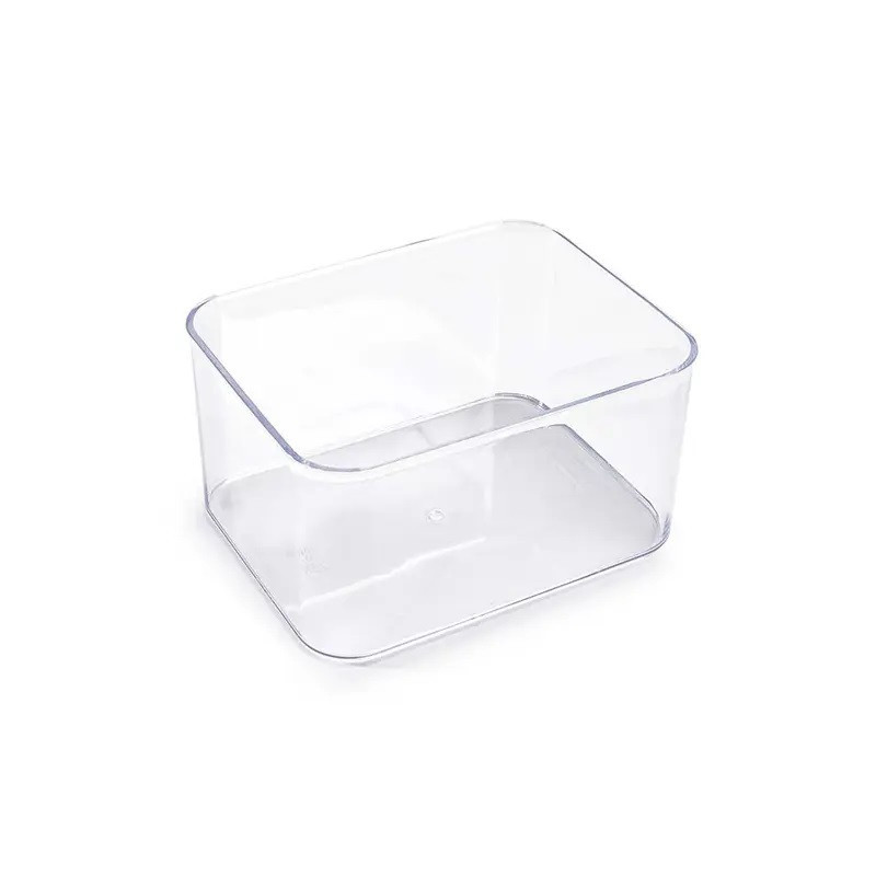 Plateau de rangement multi-usage rectangulaire de luxe 2.1L Transparent - HEGA - 21155