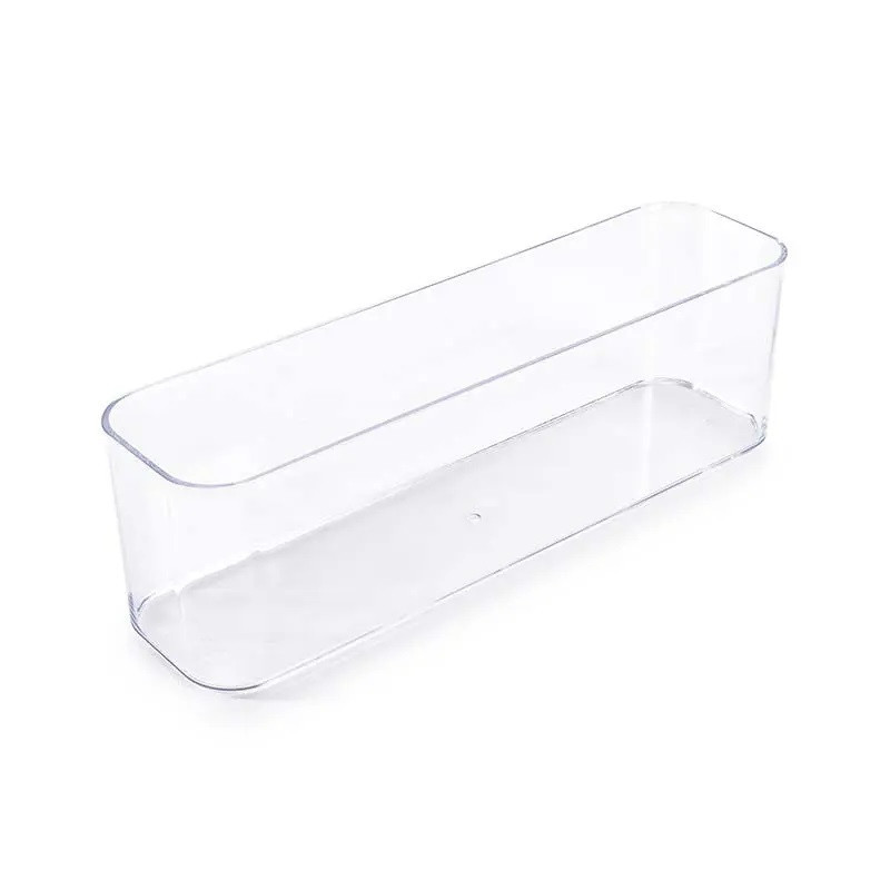 Plateau de rangement multi-usage rectangulaire de luxe 2.3L Transparent - HEGA - 21159