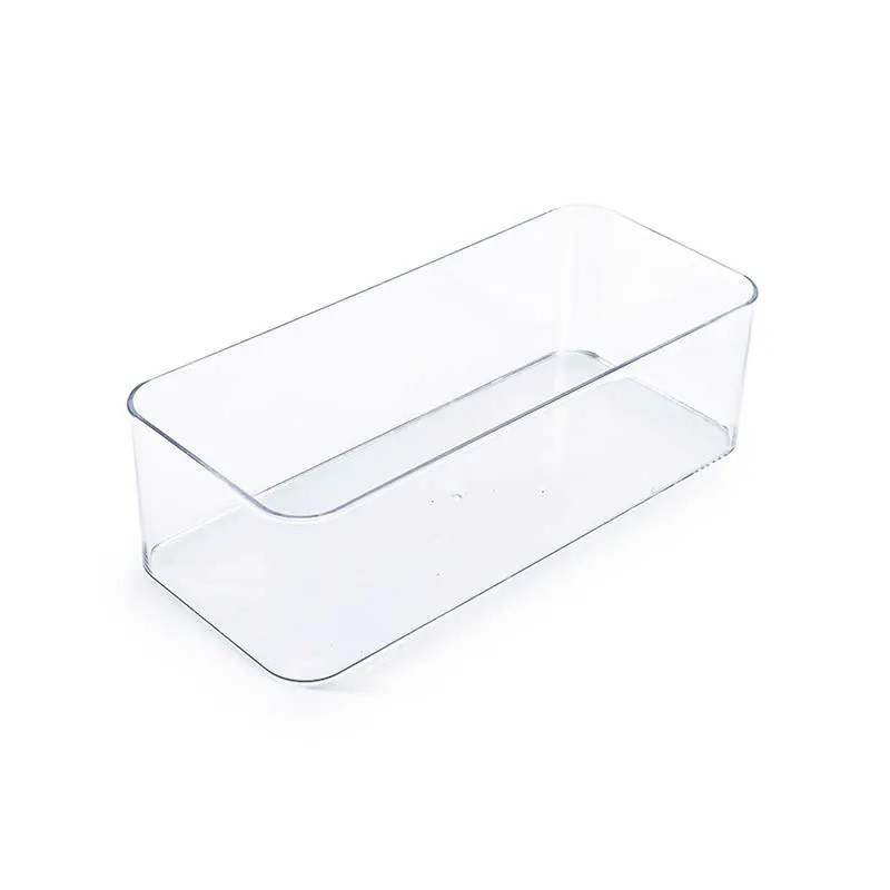 Plateau de rangement multi-usage rectangulaire de luxe 3.9L Transparent - HEGA - 21161