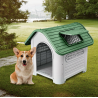 Niche chien vert 87x72x75,5 cm