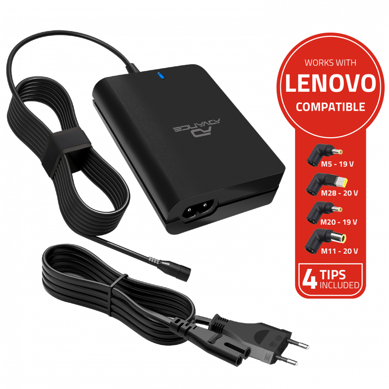 Chargeur universel spécial Lenovo 90W Noir - ADVANCE - CHARGCHG090LNADV