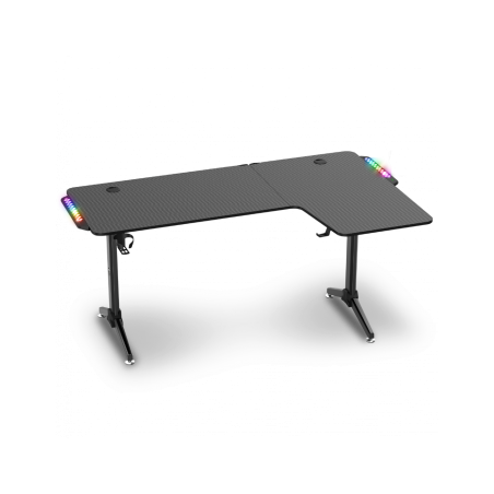 Bureau gaming Headquarter 600 Right Noir - SPIRIT OF GAMER - BURDESK60DROITSOG