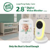 Babyphone avec écran LCD IPS 2.8" Blanc - LEAPFROG