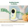 Babyphone avec écran LCD IPS 2.8" Blanc - LEAPFROG