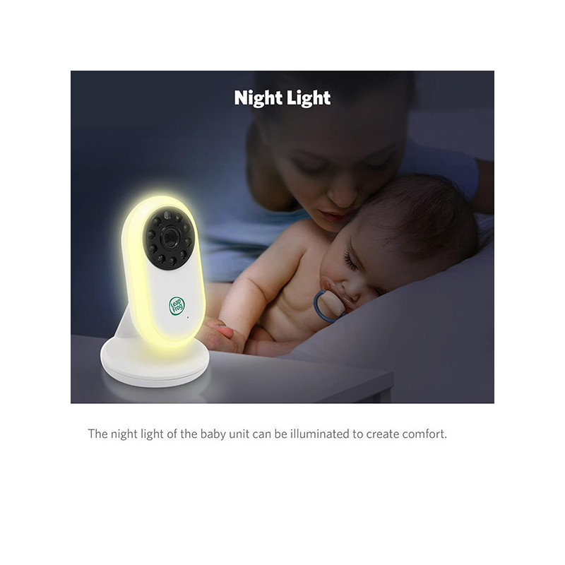 Babyphone avec écran LCD IPS 2.8" Blanc - LEAPFROG