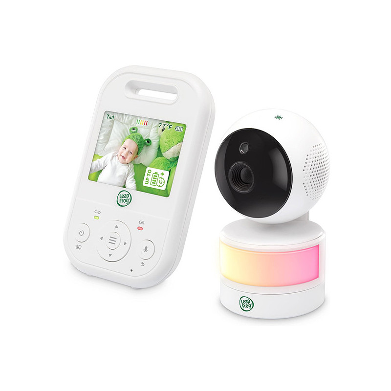 Babyphone panoramique/inclinable ACL IPS 2.8" Blanc LEAPFROG - Dès la naissance