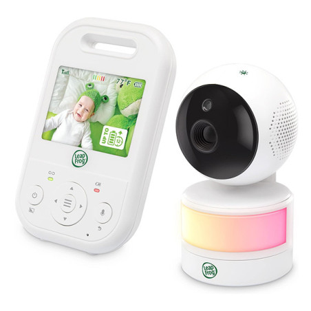 Babyphone panoramique/inclinable ACL IPS 2.8" Blanc LEAPFROG - Dès la naissance