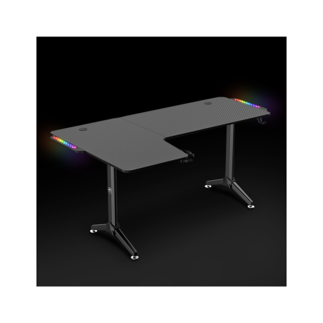 Bureau gaming Headquarter 600 Left Noir - SPIRIT OF GAMER - BURDESK60SOG
