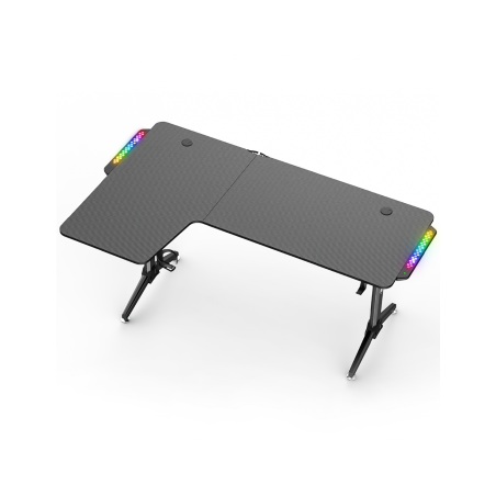 Bureau gaming Headquarter 600 Left Noir - SPIRIT OF GAMER - BURDESK60SOG