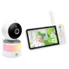 Babyphone panoramique/inclinable avec écran LCD HD 720p 5" Blanc LEAPFROG - Dès la naissance