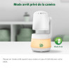 Babyphone intelligents avec écran HD 5" Blanc LEAPFROG - Dès la naissance