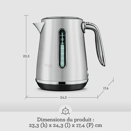 Bouilloire Soft Top 1.7L inox - SAGE APPLIANCES - CAFSKE735BSS4EEU1