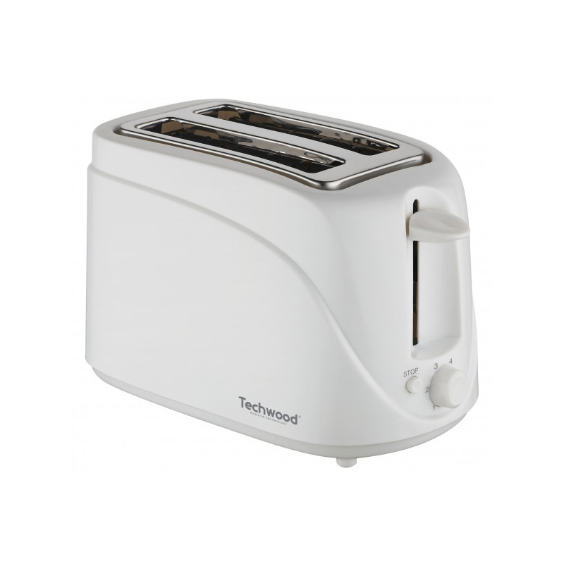 Grille-pain 2 fentes Blanc - TECHWOOD - ROBTGP202TECH