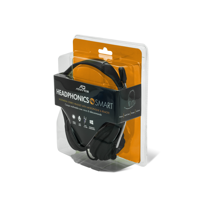Micro-casque Multimédia Headphonics Smart noir - ADVANCE - CASQMICS765ADV