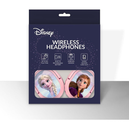 Casque audio sans fil La Reine des neiges Disney rose - BIGBEN - CASQDHPWFROZEN002BB
