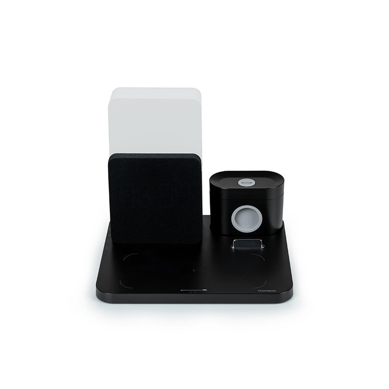 Réveil lumineux & Station de charge noir - THOMSON - REVCL800ITHOMS
