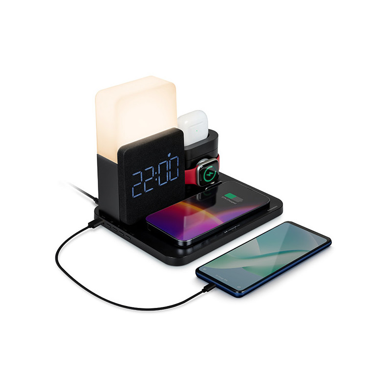 Réveil lumineux & Station de charge noir - THOMSON - REVCL800ITHOMS