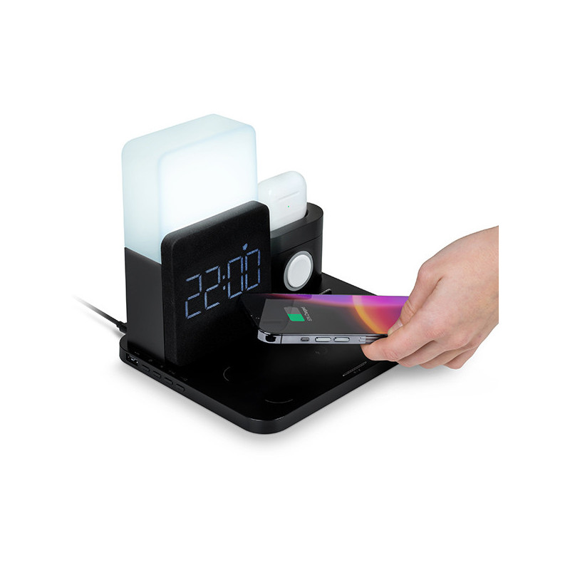 Réveil lumineux & Station de charge noir - THOMSON - REVCL800ITHOMS