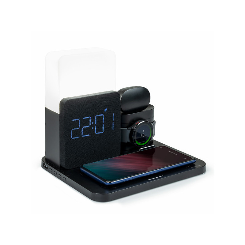 Réveil lumineux & Station de charge noir - THOMSON - REVCL800ITHOMS