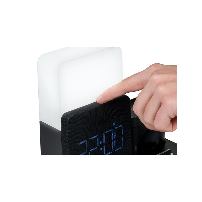 Réveil lumineux & Station de charge noir - THOMSON - REVCL800ITHOMS