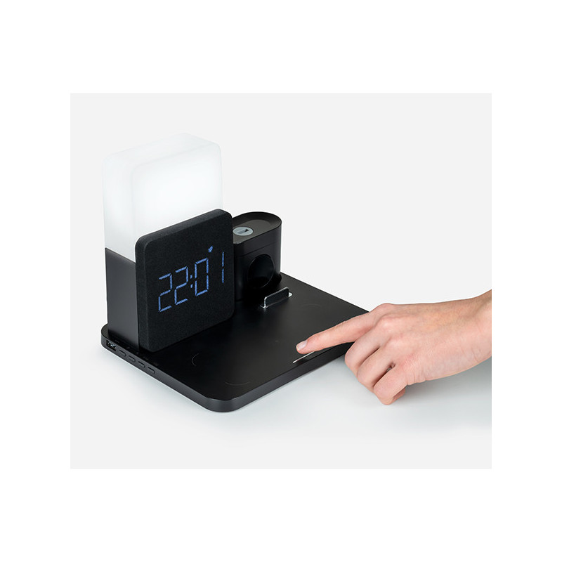 Réveil lumineux & Station de charge noir - THOMSON - REVCL800ITHOMS