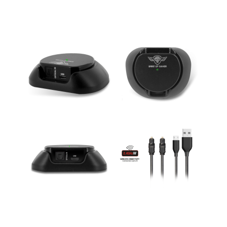 Micro-casque gaming sans fil Xpert-H1100 Noir - SPIRIT OF GAMER - CASQXPERTH1100SOG