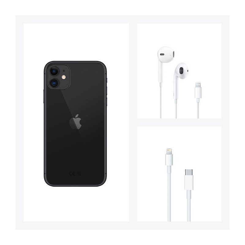 iPhone 11 64Go reconditionné noir - APPLE - TELIPHONE1164APP