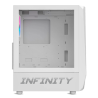Boitier PC gaming ATX RGo Infinity Artic Blanc - SPIRIT OF GAMER - BOIT8201WTSOG