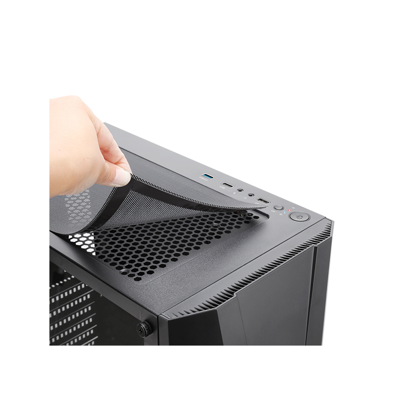 Boitier PC gaming ATX Rogue V ARGo noir - SPIRIT OF GAMER - BOIT8002RASOG