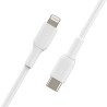 Câble BoostCharge Flex USB-A vers Lightning 3.3" Blanc - BELKIN - CABBNCAA003BT1MWHBEL