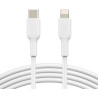 Câble BoostCharge Flex USB-A vers Lightning 3.3" Blanc - BELKIN - CABBNCAA003BT1MWHBEL