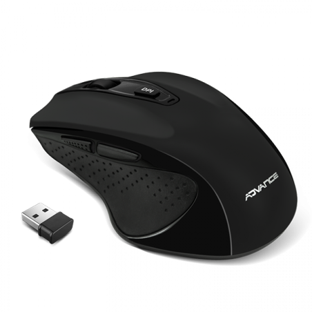 Souris sans fil Shape 6D 2400Dpi noir - ADVANCE - SOURSSHAPEBKADVA