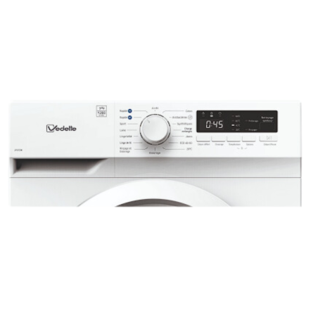 Lave-linge hublot 7kg 1200trs/min blanc - VEDETTE - LFV372W