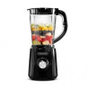 Blender avec 2 Lames Inox  500w 1.5L Noir - KITCHENCOOK - BSTURBOBLACK