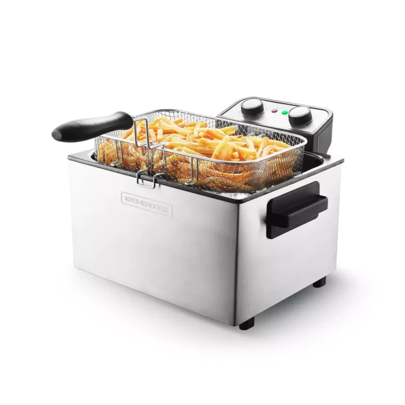 Friteuse semi professionnelle Brandt FRI3000 - 3L, 2000W, Thermostat, Cuve et résistance