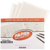 Pochette de 12 feuilles de papier millimétré format A4 90g - EXCELLENCE - G14160