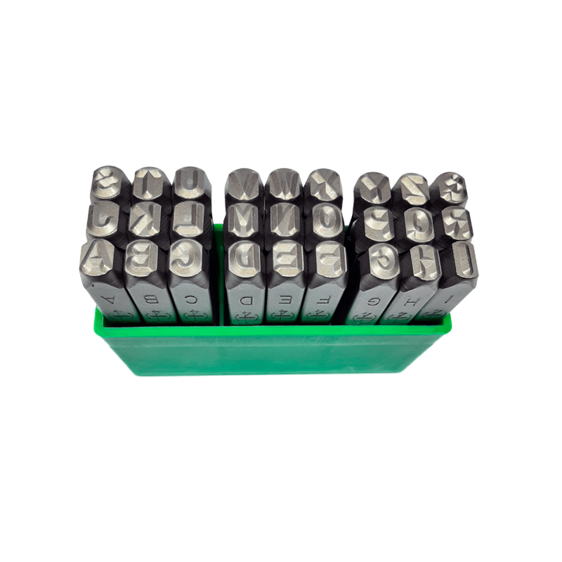 Ensemble de 27 lettres perforatrices 6mm/9.52x67mm - TOPTUL - NGAW2706