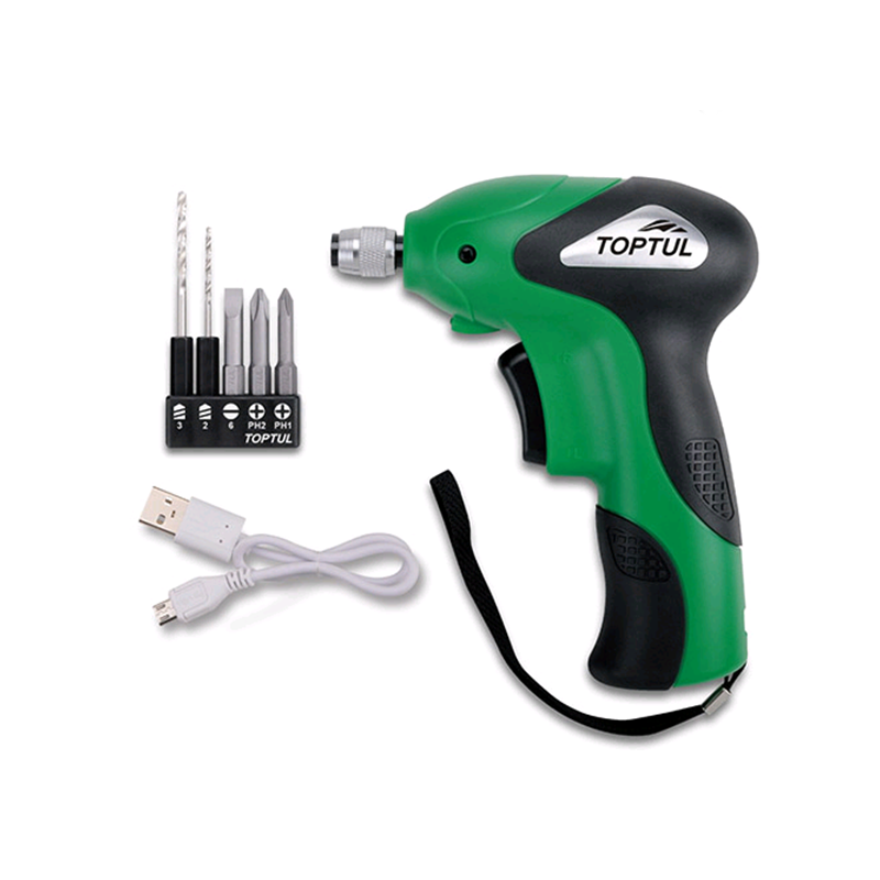 Tournevis électrique sans fil 1/4" Vert/Noir - TOPTUL - KPDB0805