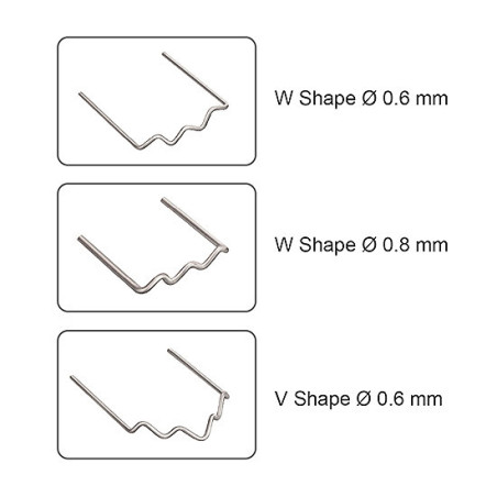 Jeu d'agrafes de réparation Ø0.6mm - TOPTUL - JLAV0206