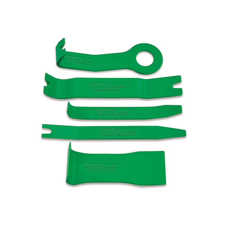 Kit Installation/Démontage Garniture plastique 5pcs - TOPTUL - JGAS0501
