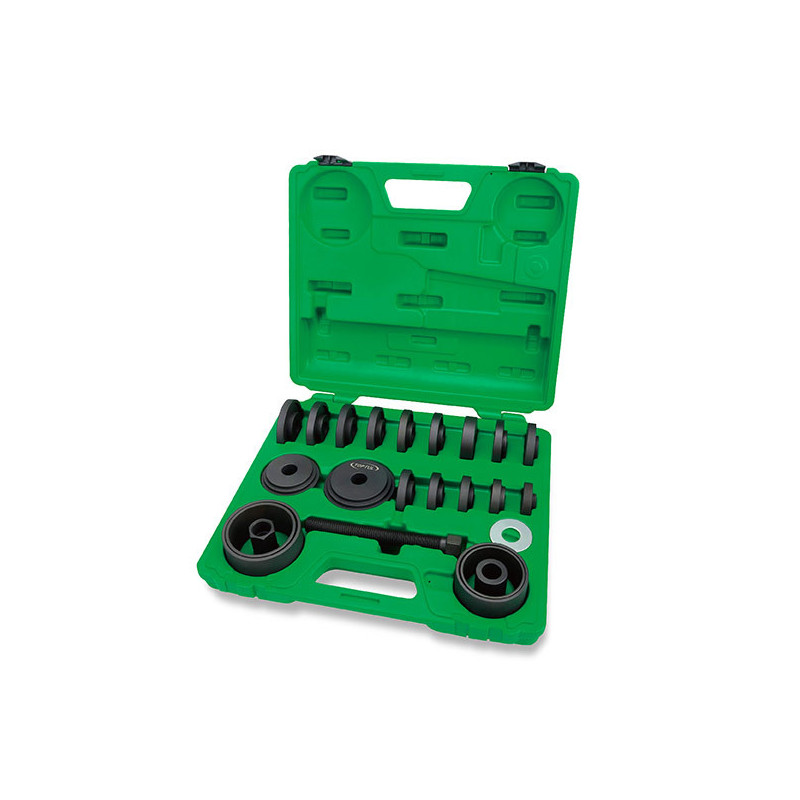 Kit d'outils de dépose et d'installation de roulement de roue avant 24 pièces rouge - TOPTUL - JGAI2401