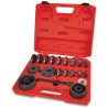 Kit d'outils de dépose et d'installation de roulement de roue avant 24 pièces rouge - TOPTUL - JGAI2401
