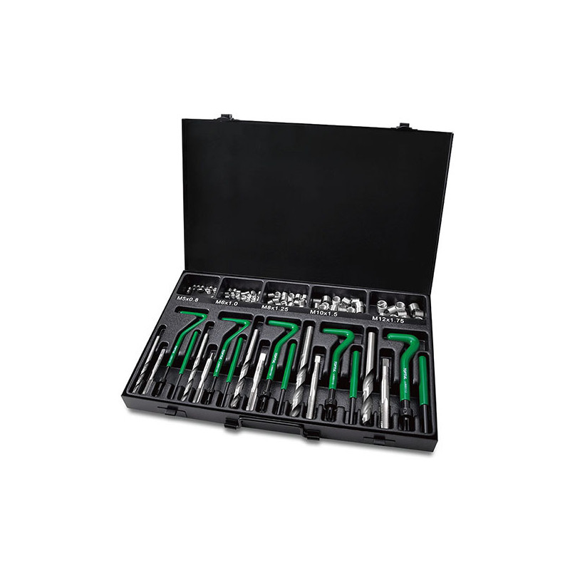 Kit de réparation d'insert de bobine filetée 130 pièces - TOPTUL - JGAD130A