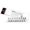Jeu de rails de douilles étoile 1/2" 10pcs - TOPTUL - GAAG1006