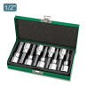 Jeu de douilles étoile longue 1/2" 9pièces - TOPTUL - GAAD0906