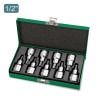 Jeu de douilles Star Bit 1/2" 9pcs - TOPTUL - GAAD0903